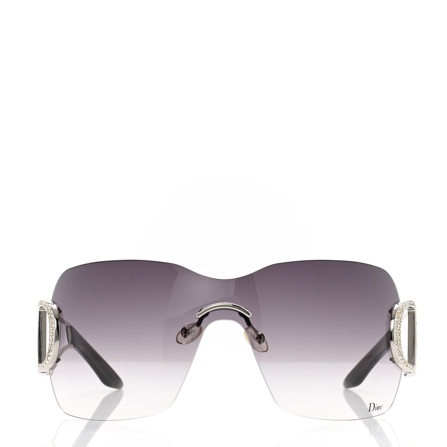 Christian Dior Crystal Diorly 1 Sunglasses Black 2 of 7