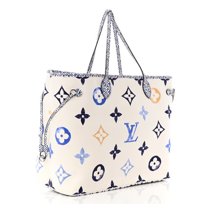 Louis Vuitton Monogram Canvas By The Pool Monaco 2.0 Neverfull GM Set Blue 4 of 11