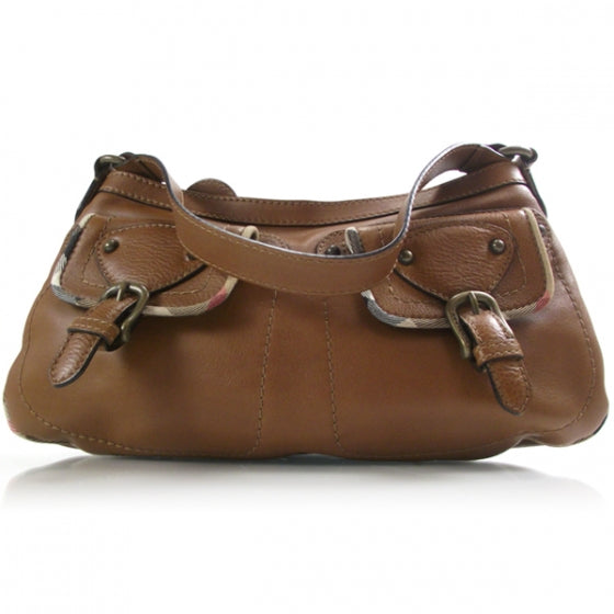 Leather Nova Trim Shoulder Bag