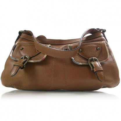 Burberry Leather Nova Trim Shoulder Bag 1 of 9