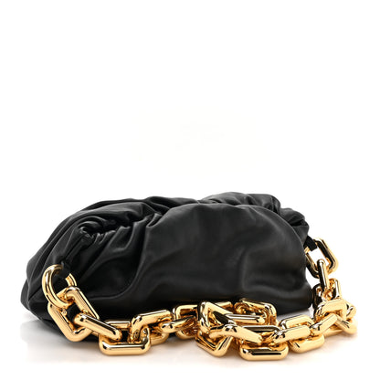 Bottega Veneta Calfskin The Pouch Chain Black 3 of 10