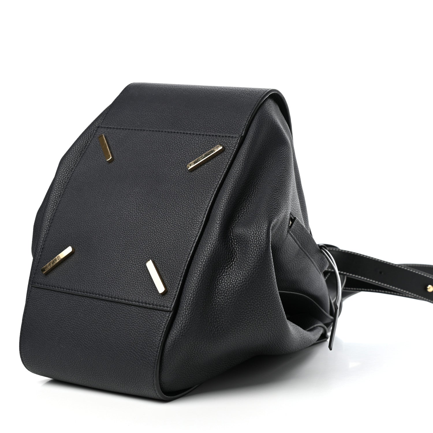 Loewe Calfskin Medium Hammock Shoulder Bag Midnight Blue Black 8 of 9