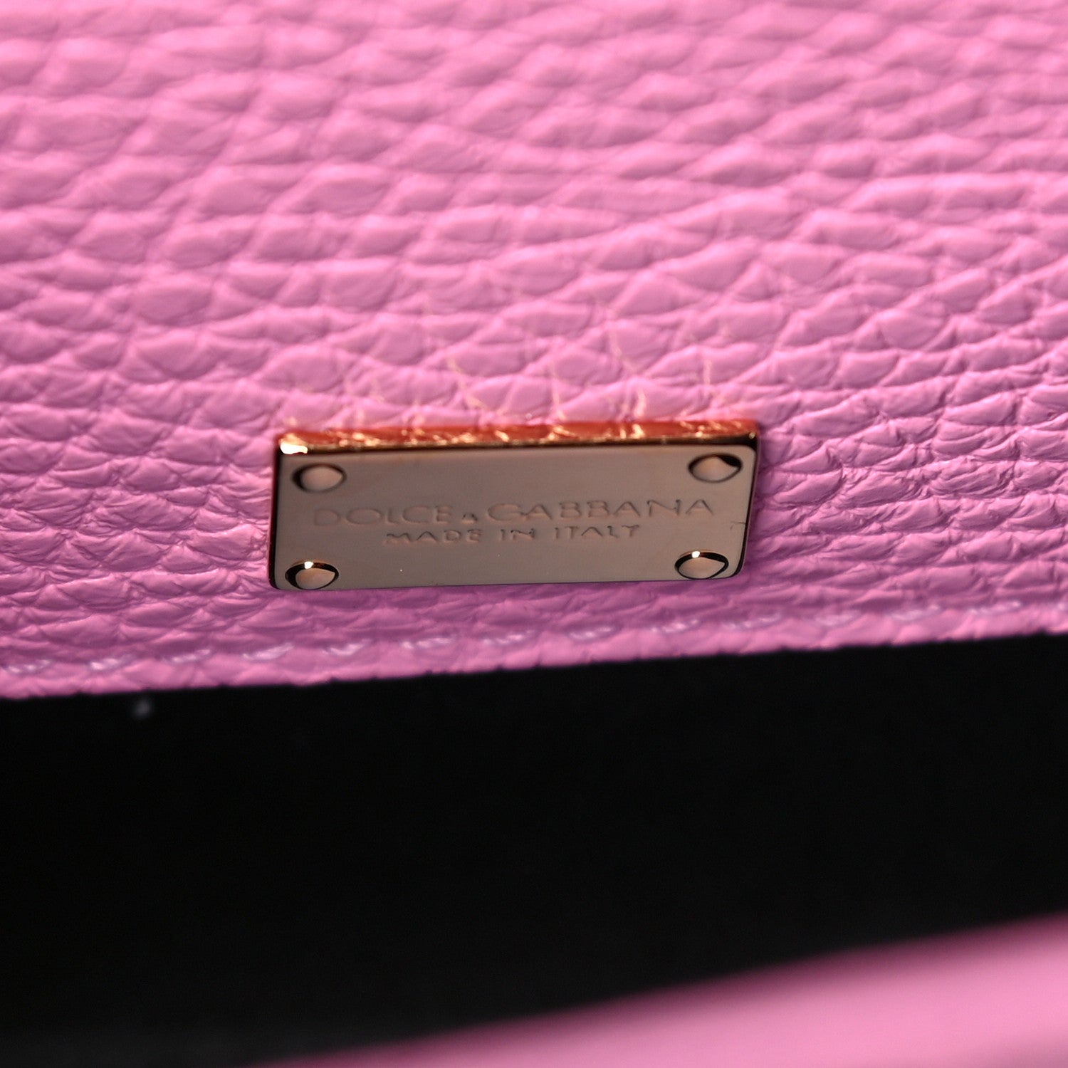 Dolce & Gabbana Calfskin Miss Bonita Top Handle Bag Rosa Chiaro 7 of 10