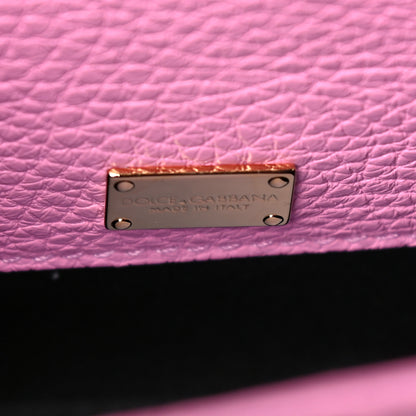 Dolce & Gabbana Calfskin Miss Bonita Top Handle Bag Rosa Chiaro 7 of 10