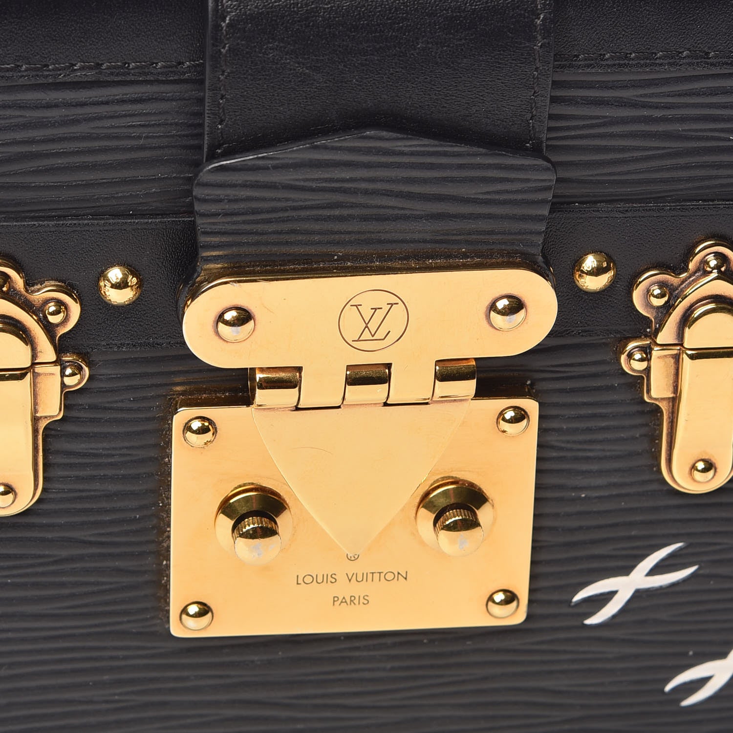 Louis Vuitton Epi Petite Malle Black 8 of 14