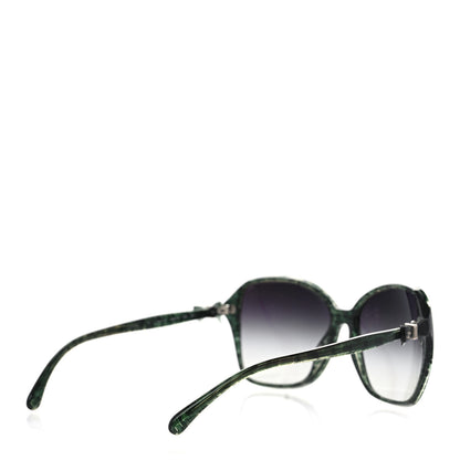 Chanel Acetate CC Bow Sunglasses 5205 Green 4 of 8
