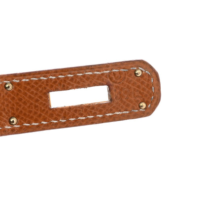 Hermes Courchevel Kelly Sellier 32 Gold 8 of 14