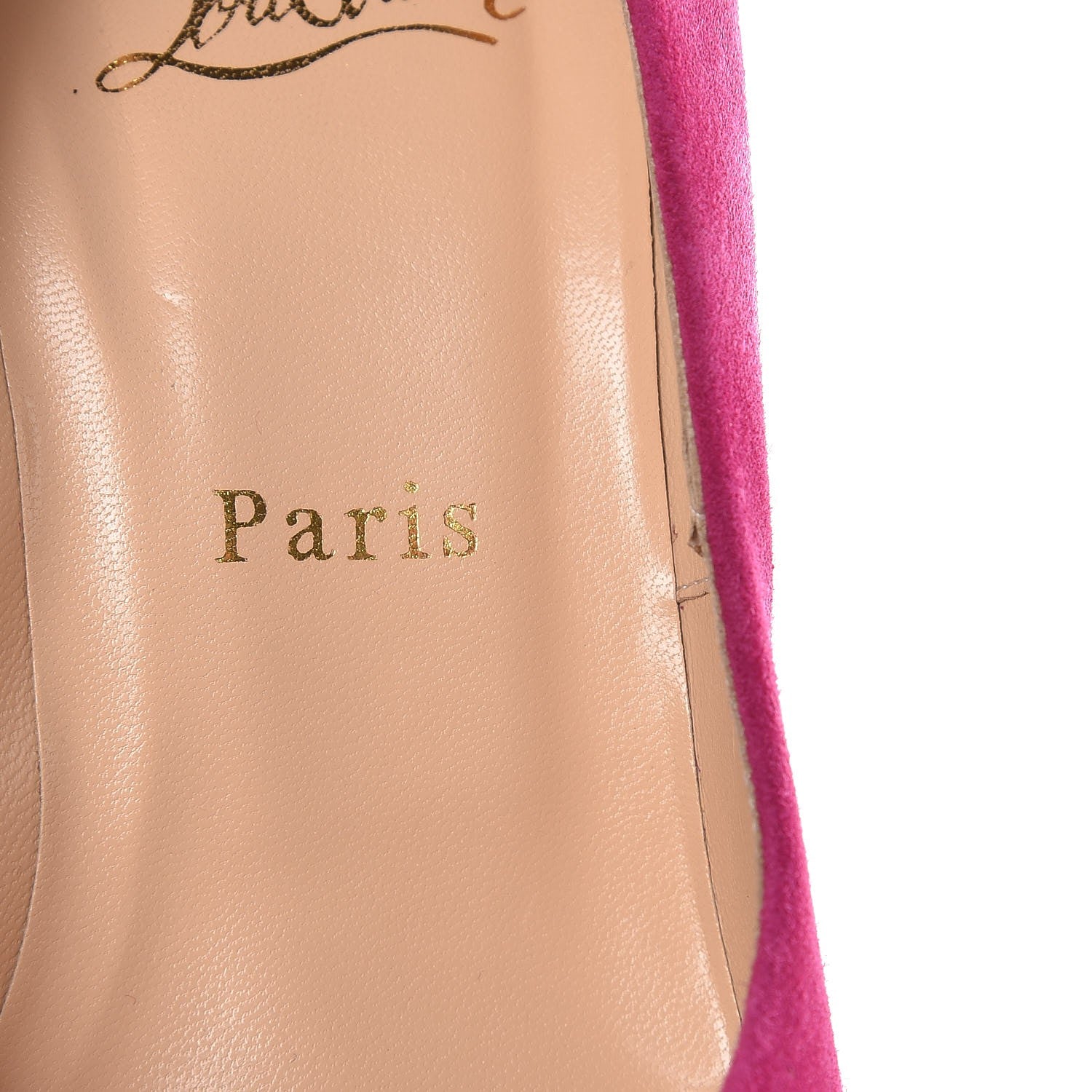 Christian Louboutin Suede Drapesse 160 Pumps 38.5 Grenadine 13 of 14