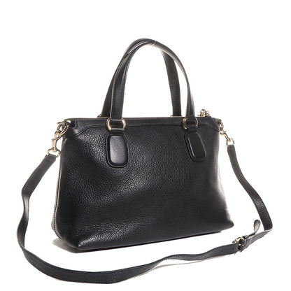 Gucci Cellarius Calfskin Small Soho Top Handle Satchel Black 3 of 9