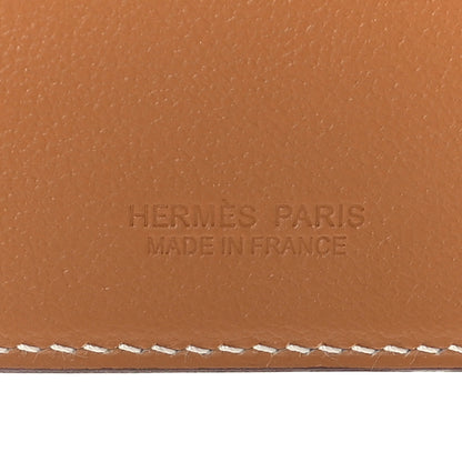 Hermes Swift Stitched Cheval MagSafe Card Holder Gold 5 of 7