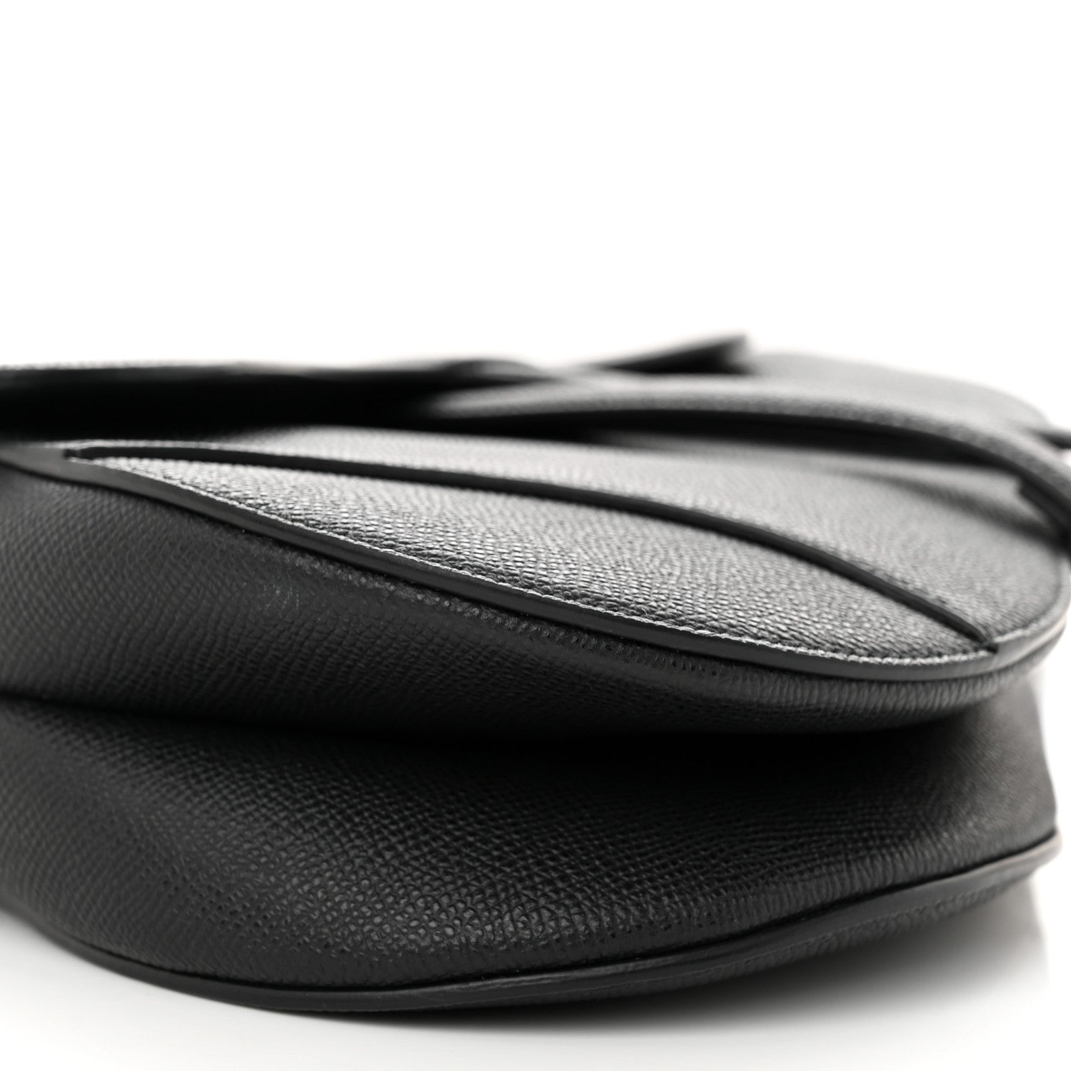 Christian Dior Grained Calfskin Bag With Strap Black 9 of 11
