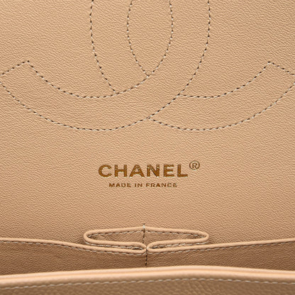 Chanel Caviar Quilted Jumbo Double Flap Beige Clair 6 of 8