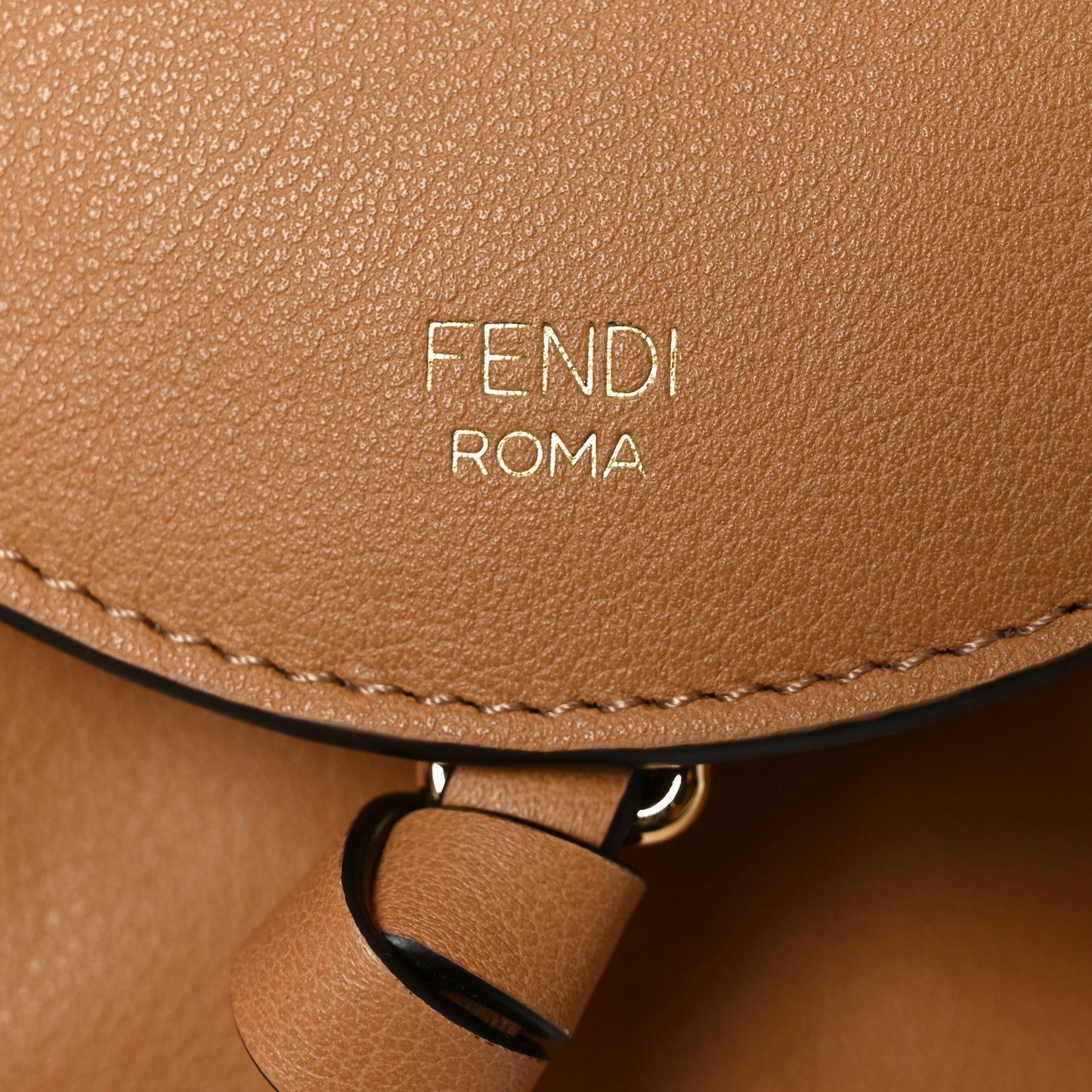 Calfskin Small Spy Dark Honey