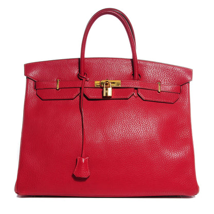 Hermes Ardennes Birkin 40 Rouge Vif 1 of 28