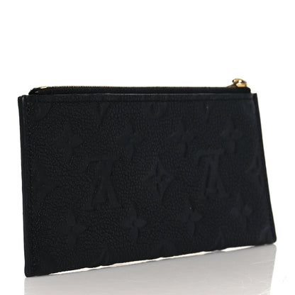 Louis Vuitton Empreinte Felicie Chain Wallet Zippered Insert Black 3 of 7