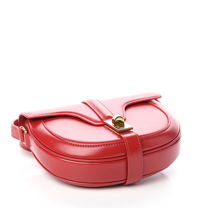 Celine Satinated Calfskin Besace Small 16 Red 3 of 9