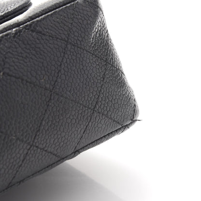 Chanel Caviar Quilted Medium Double Flap Black 10 of 26