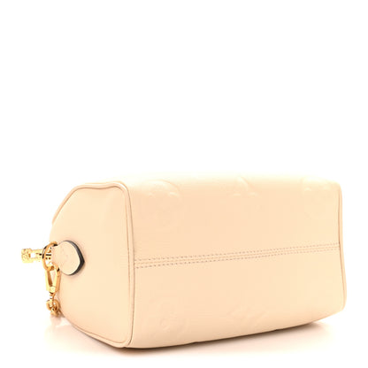 Louis Vuitton Empreinte Monogram Giant Speedy Bandouliere 20 Creme 4 of 10