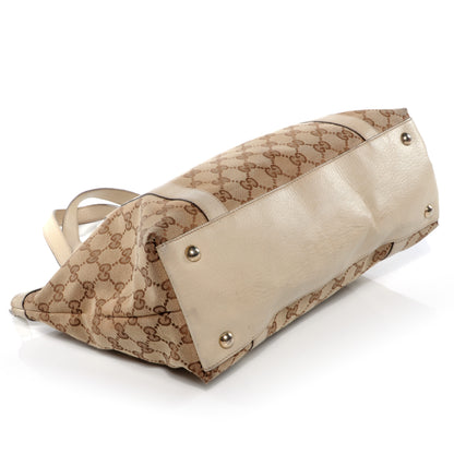 Gucci Monogram Abbey Medium Tote White 4 of 7