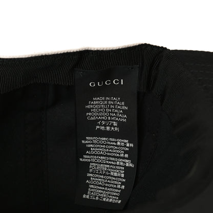 Gucci Gabardine Gucci Headband Baseball Hat S Black 7 of 8