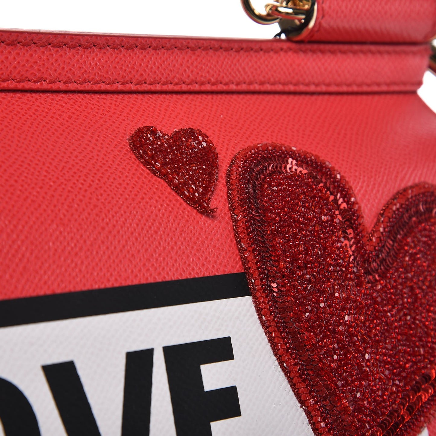 Dauphine Love Medium Miss Sicily Satchel Red