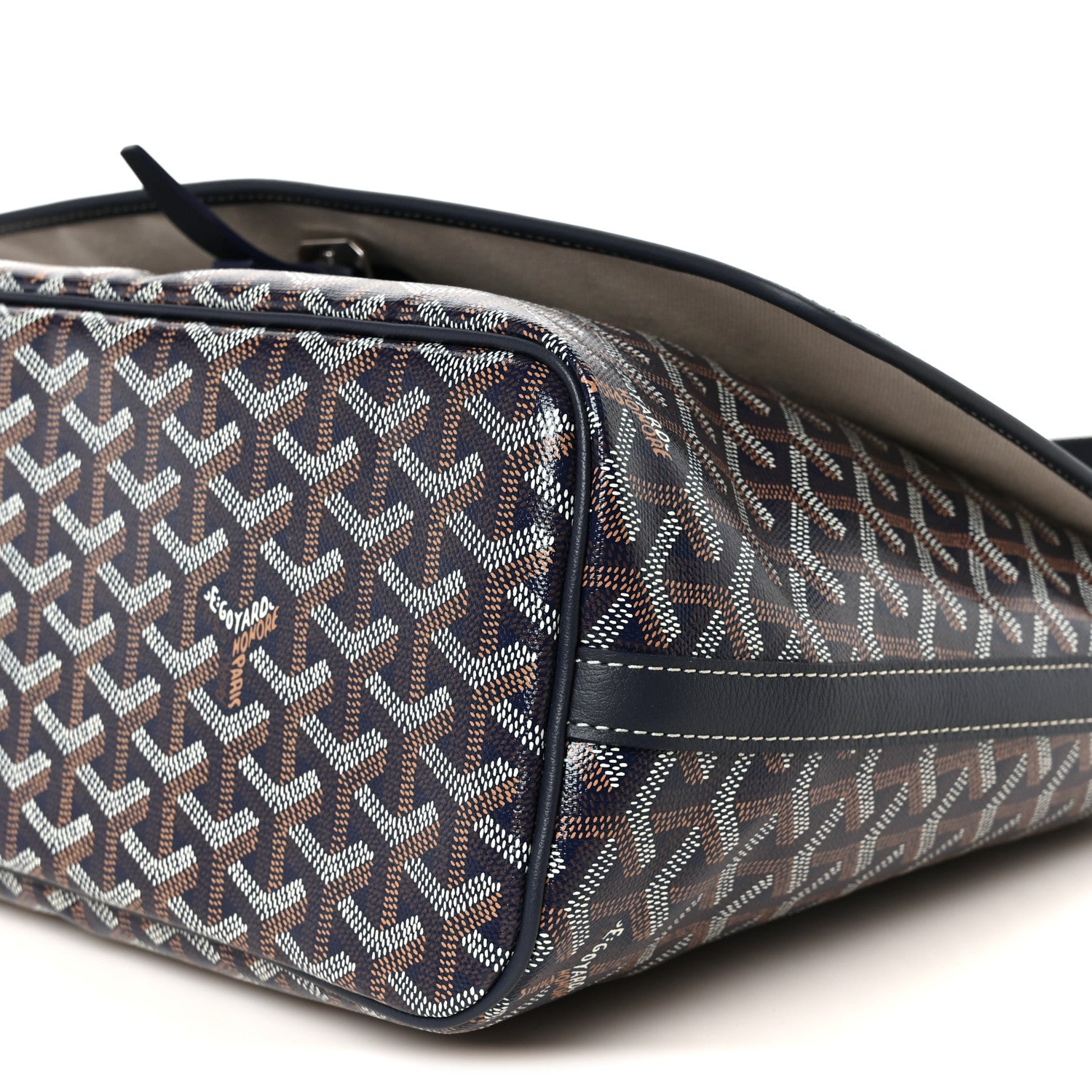 Goyard Goyardine Capetien Messenger Bag Navy 11 of 11
