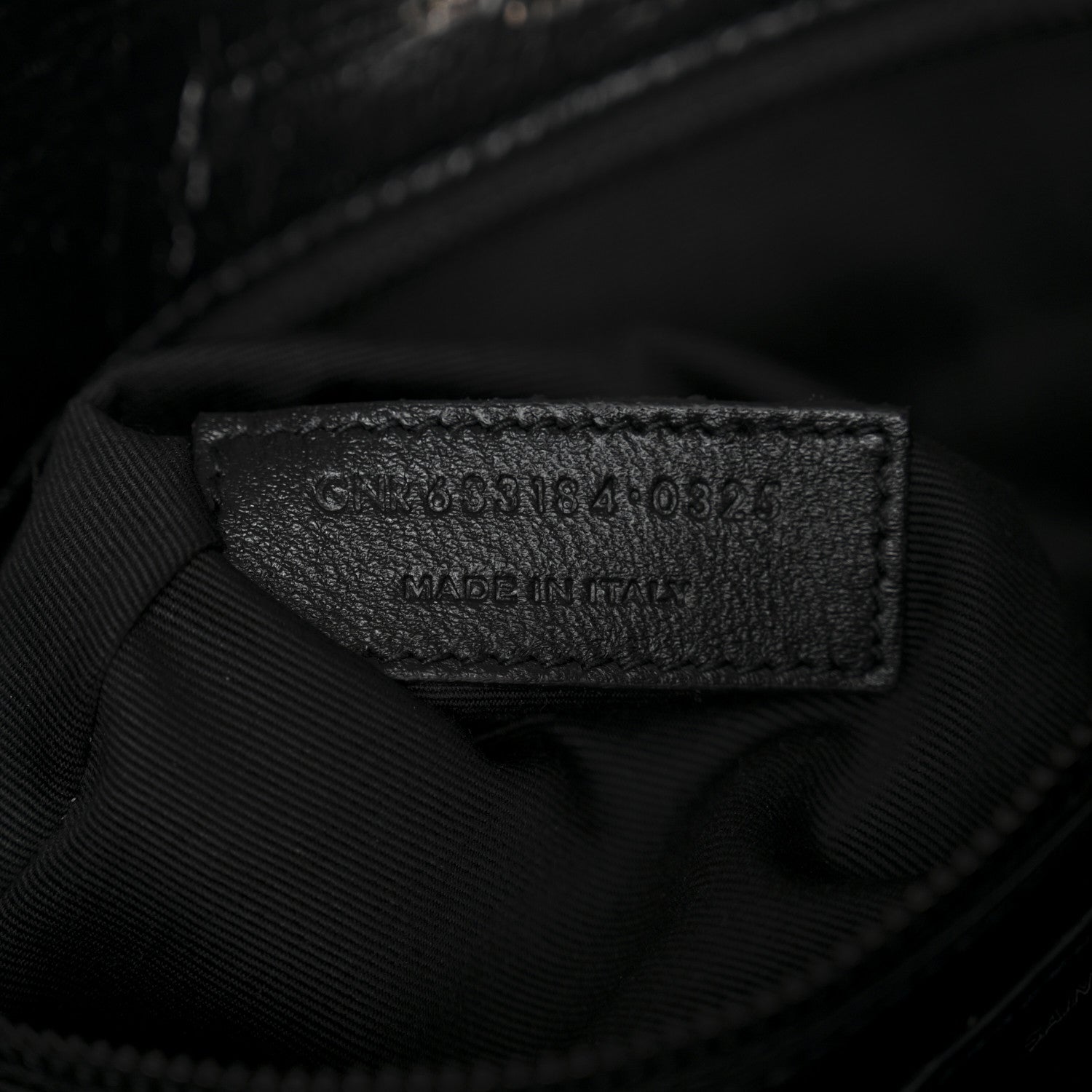 Saint Laurent Crinkled Calfskin Matelasse Monogram Medium Niki Chain Satchel Black 7 of 10