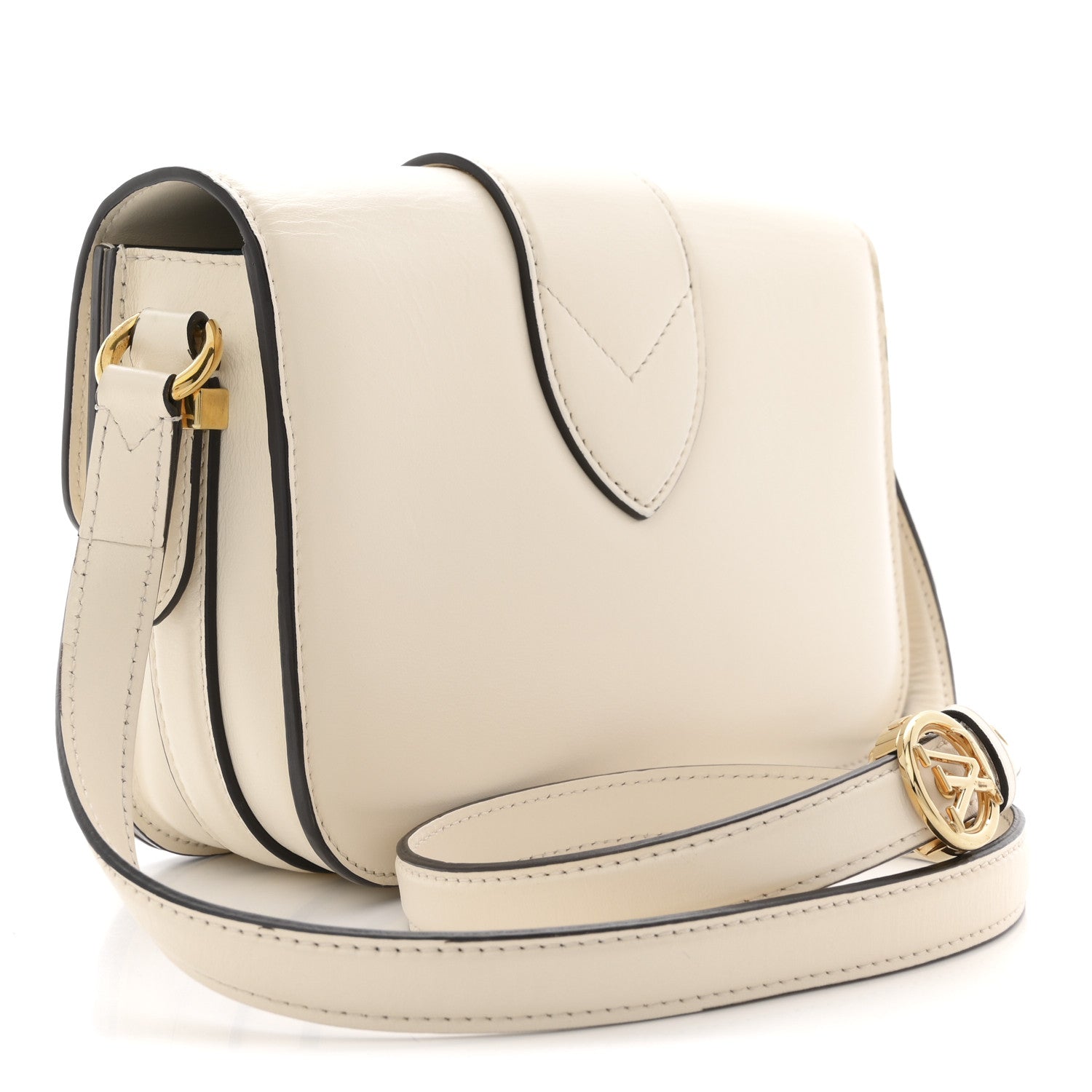 Louis Vuitton Smooth Calfskin LV Pont 9 Cream 3 of 9