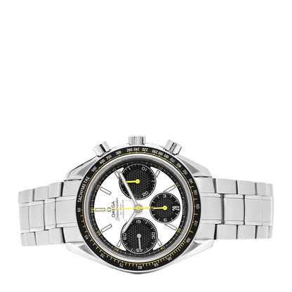 Omega Stainless Steel 40mm Speedmaster Racing Co-Axial Chronograph Automatic Watch White 326.30.40.50.04.001 2 of 5