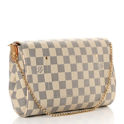 Louis Vuitton Damier Azur Favorite MM 3 of 12