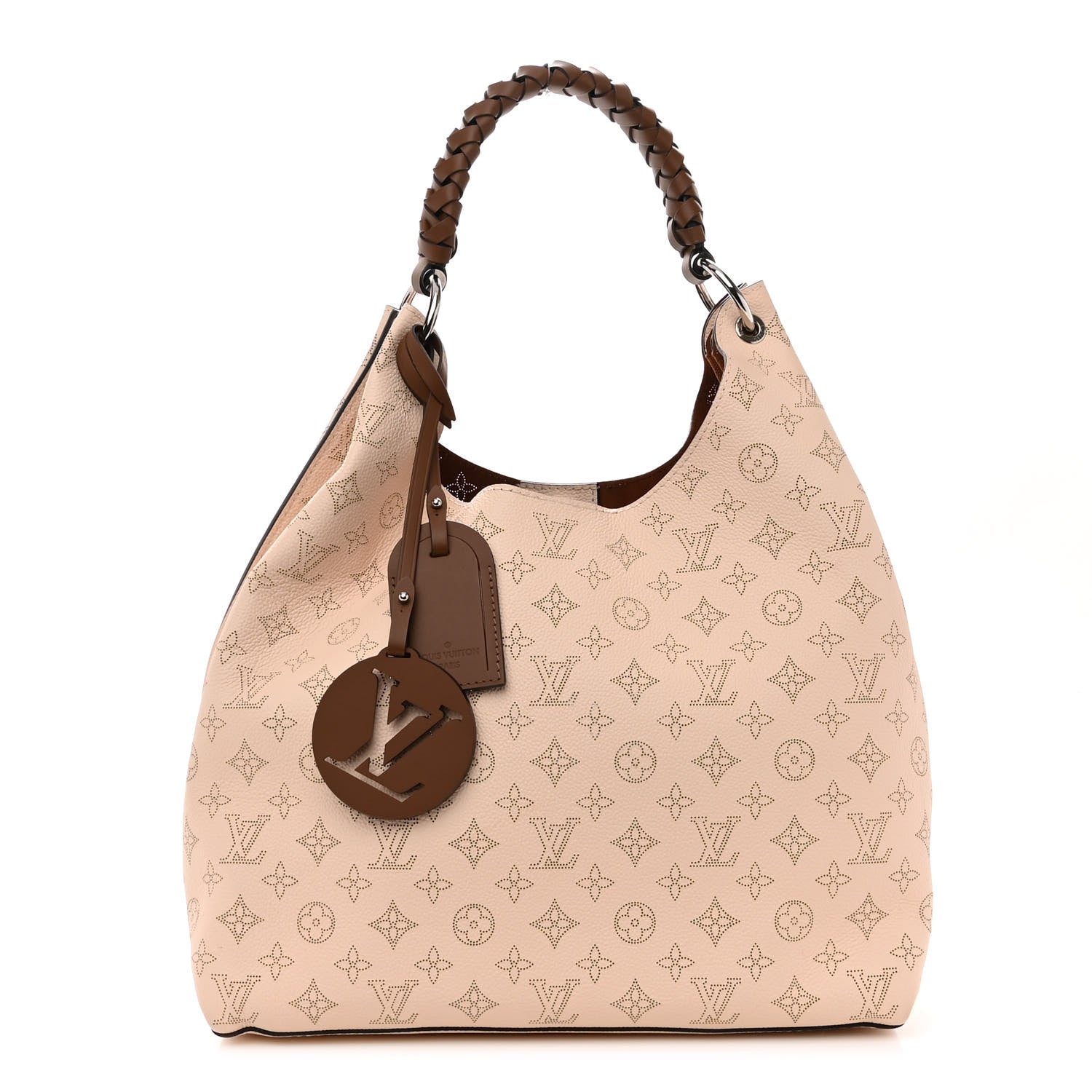Louis Vuitton Mahina Carmel Hobo Creme 1 of 11