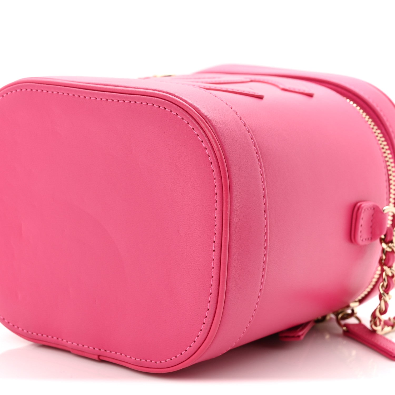 Chanel Lambskin Timeless Vanity Cosmetic Case Pink 19 of 19
