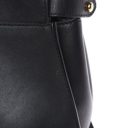 Fendi Vitello Seta Shiny Nappa Medium Peekaboo Iconic Satchel Black 22 of 22