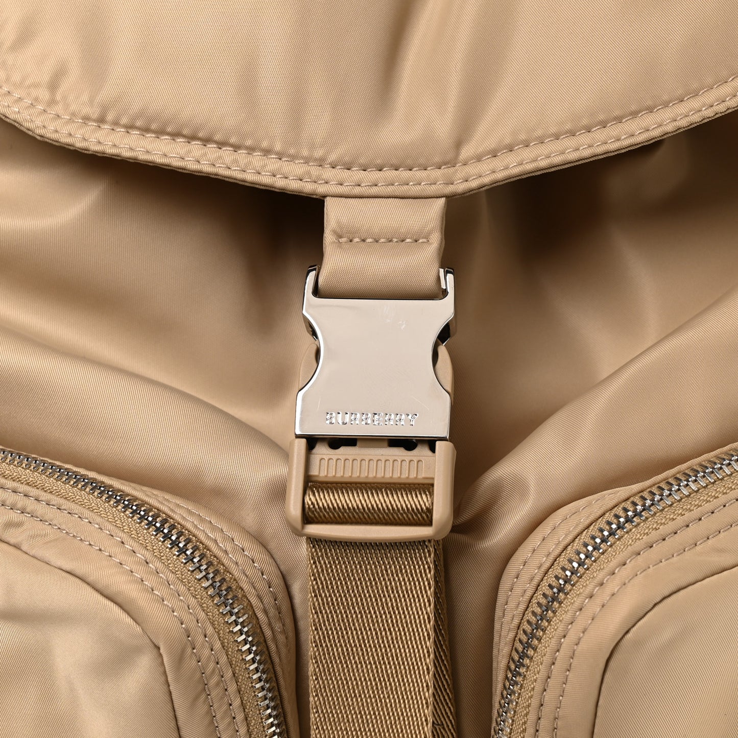 Nylon Medium Rucksack Backpack Gold Honey
