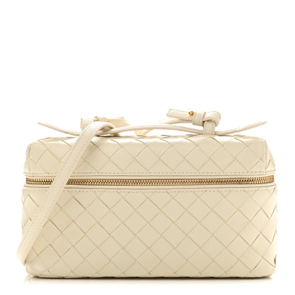 Bottega Veneta Calfskin Intrecciato Bang Bang Vanity Case Sea Salt 1 of 9