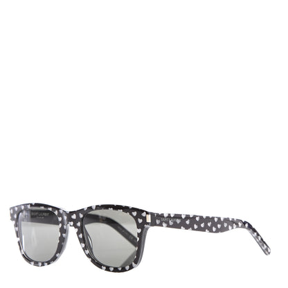 Saint Laurent Square Heart Sunglasses SL51 Black 1 of 8