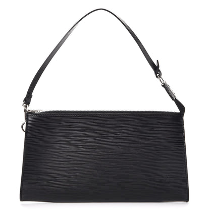 Louis Vuitton Epi Pochette Accessories 24 Black 1 of 7