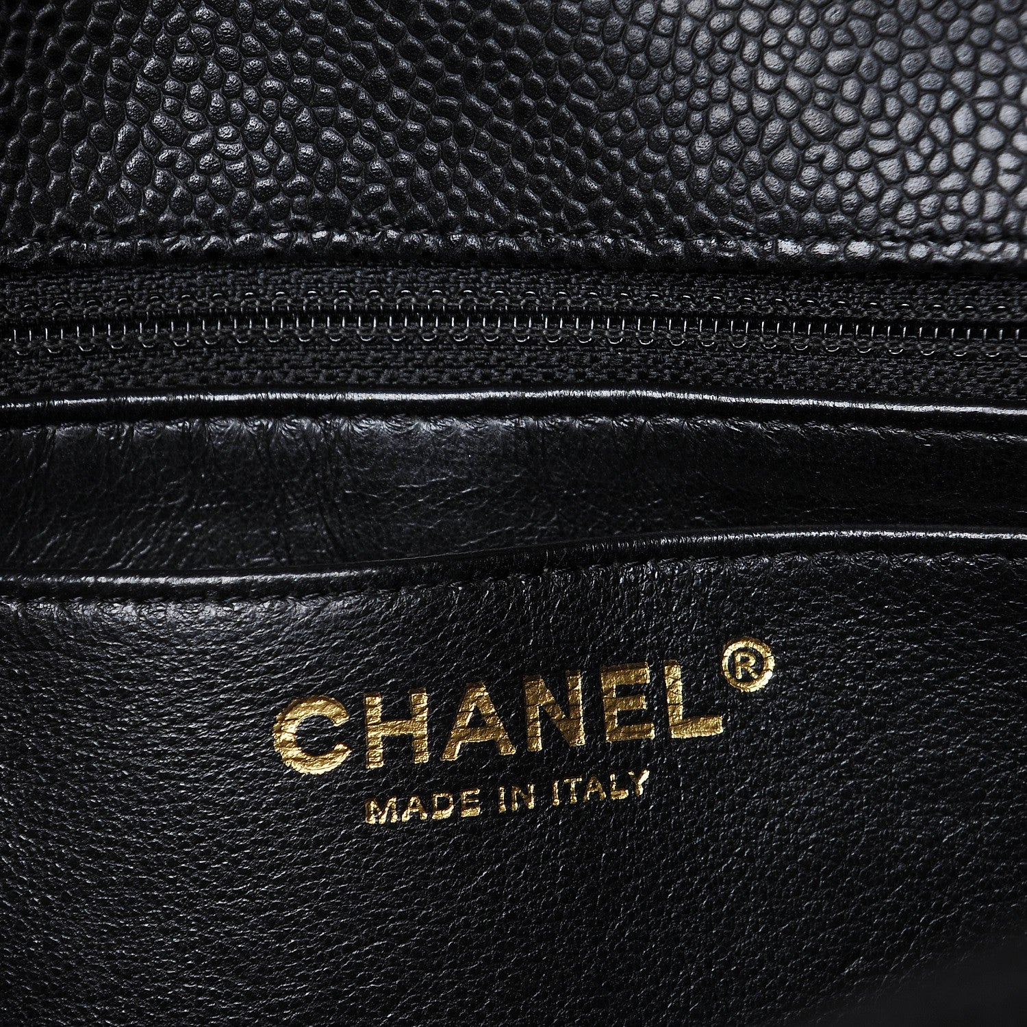 Chanel Caviar Quilted Jumbo Single Flap Black 6 of 7