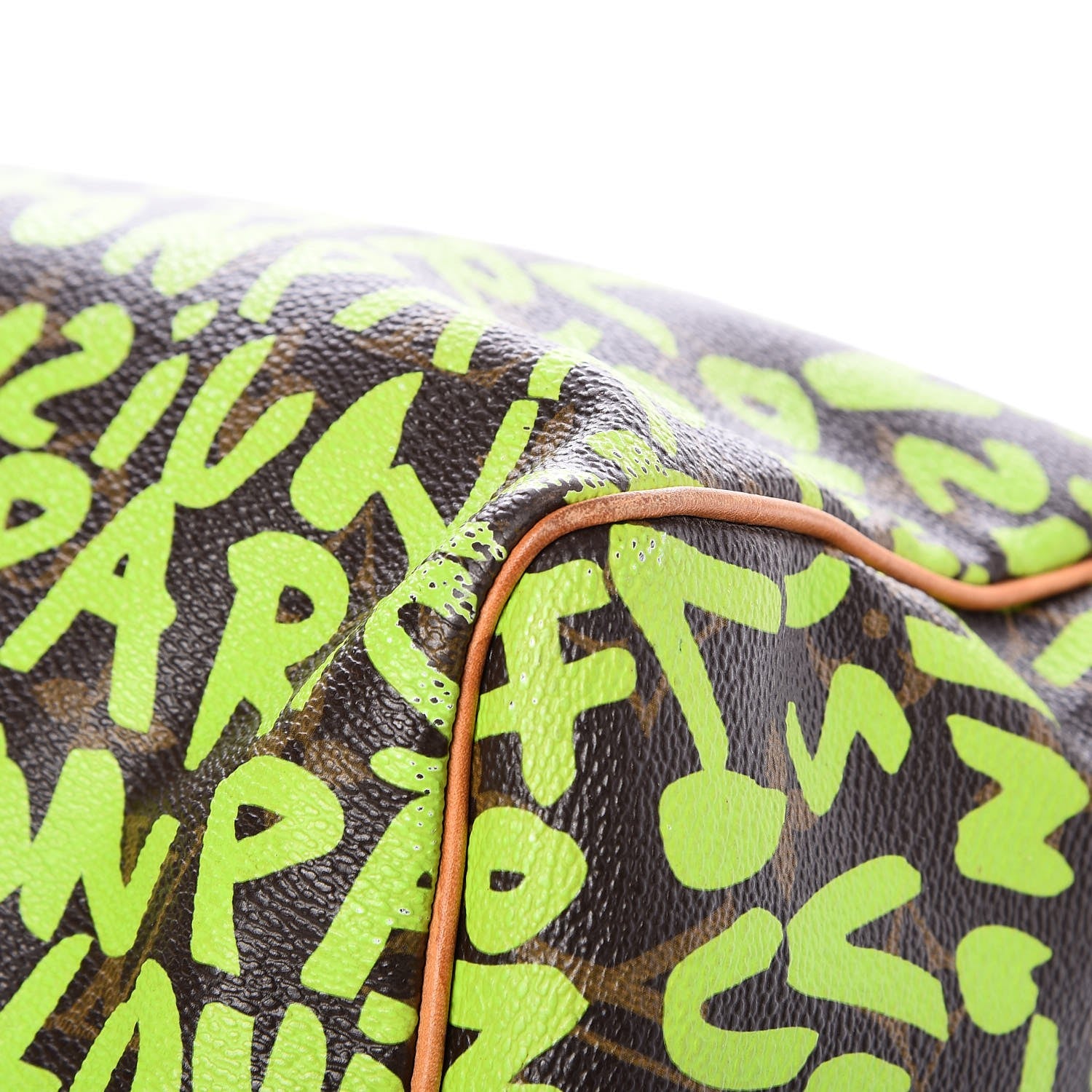 Louis Vuitton Monogram Graffiti Speedy 30 Green 9 of 13
