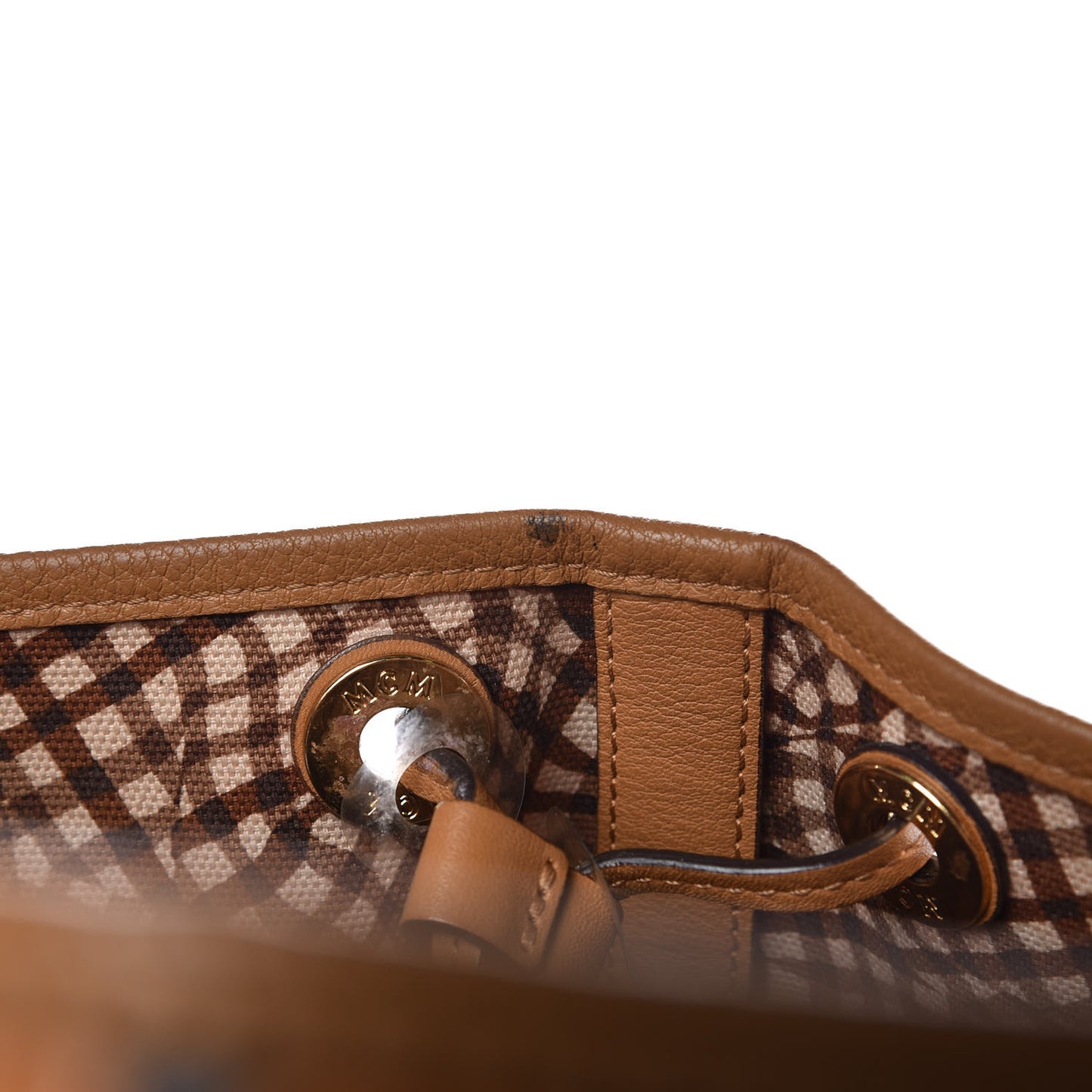 Visetos Medium Liz Reversible Shopper Tote Cognac