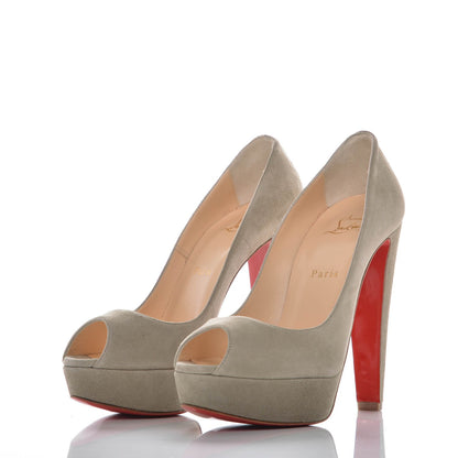 Christian Louboutin Suede Altanana 140 Pumps 38 Pierre 2 of 5