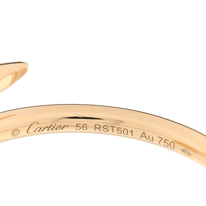 Cartier 18K Yellow Gold Small Juste Un Clou Ring 56 7.5 4 of 5