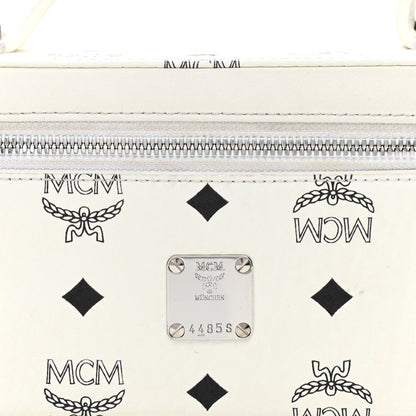 MCM Visetos Vanity Case White 8 of 10