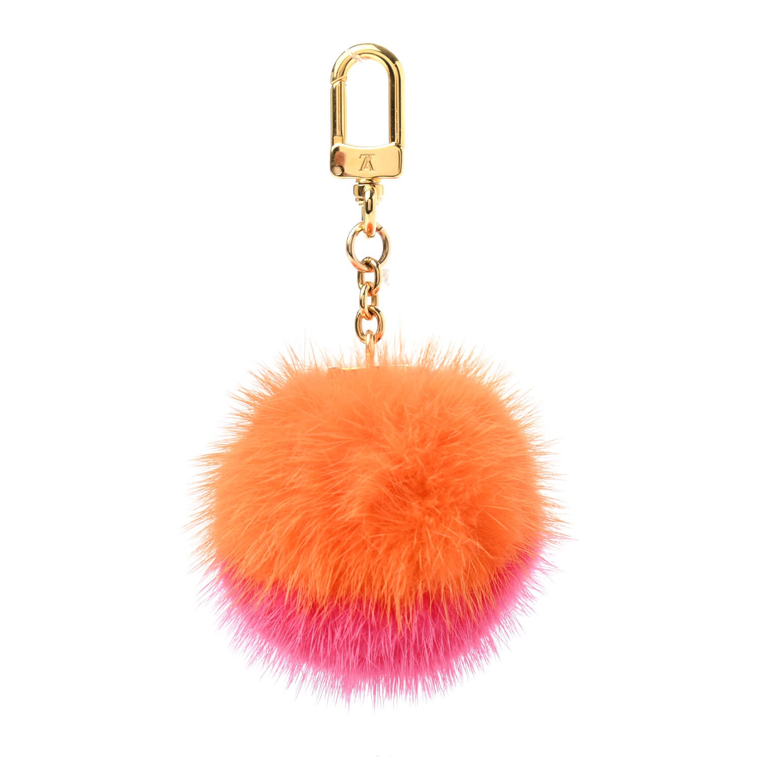 Louis Vuitton Mink Fluo Bubble Bag Charm Key Holder Orange 1 of 4