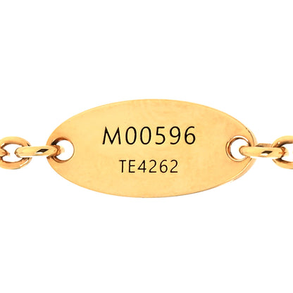 Louis Vuitton Metal Crystal LV Iconic Necklace Gold 5 of 6