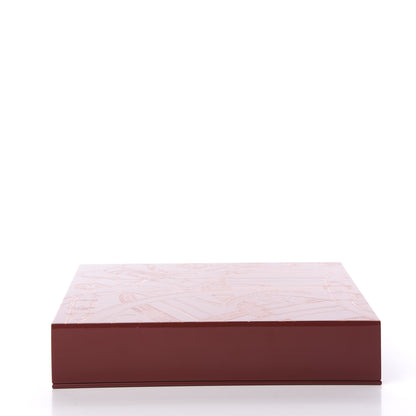 Hermes Lacquered Wood Box Rouge Birmin Orange Fonce 3 of 7