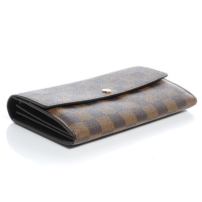 Louis Vuitton Damier Ebene Sarah Wallet 4 of 8