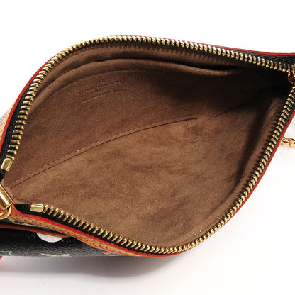 Louis Vuitton Monogram Multicolor Pochette Milla MM Black 5 of 7