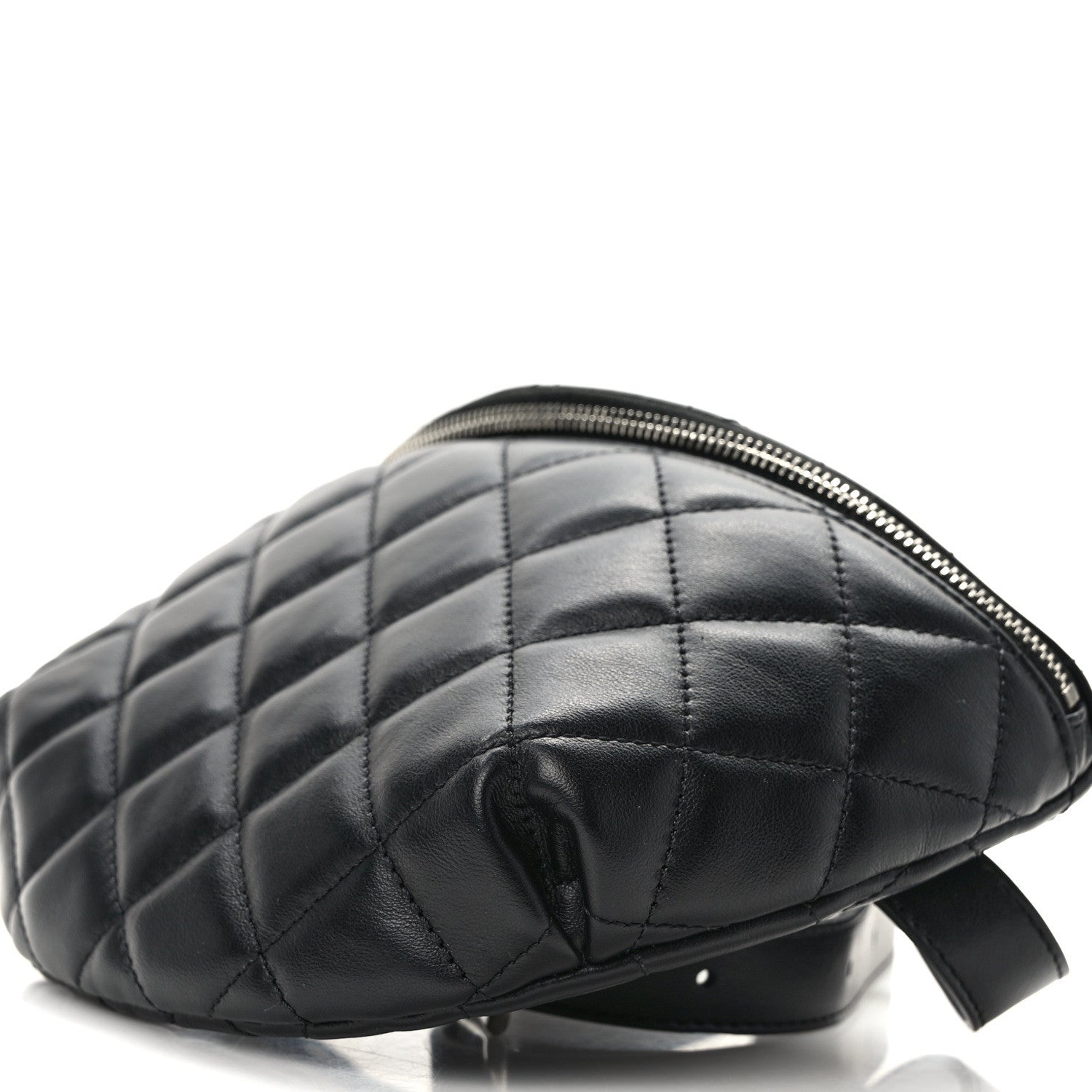 Chanel Calfskin Quilted Waist Belt Bag Black 10 of 11
