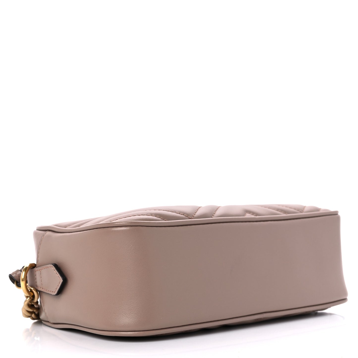 Calfskin Matelasse Small GG Marmont Chain Shoulder Bag Porcelain Rose